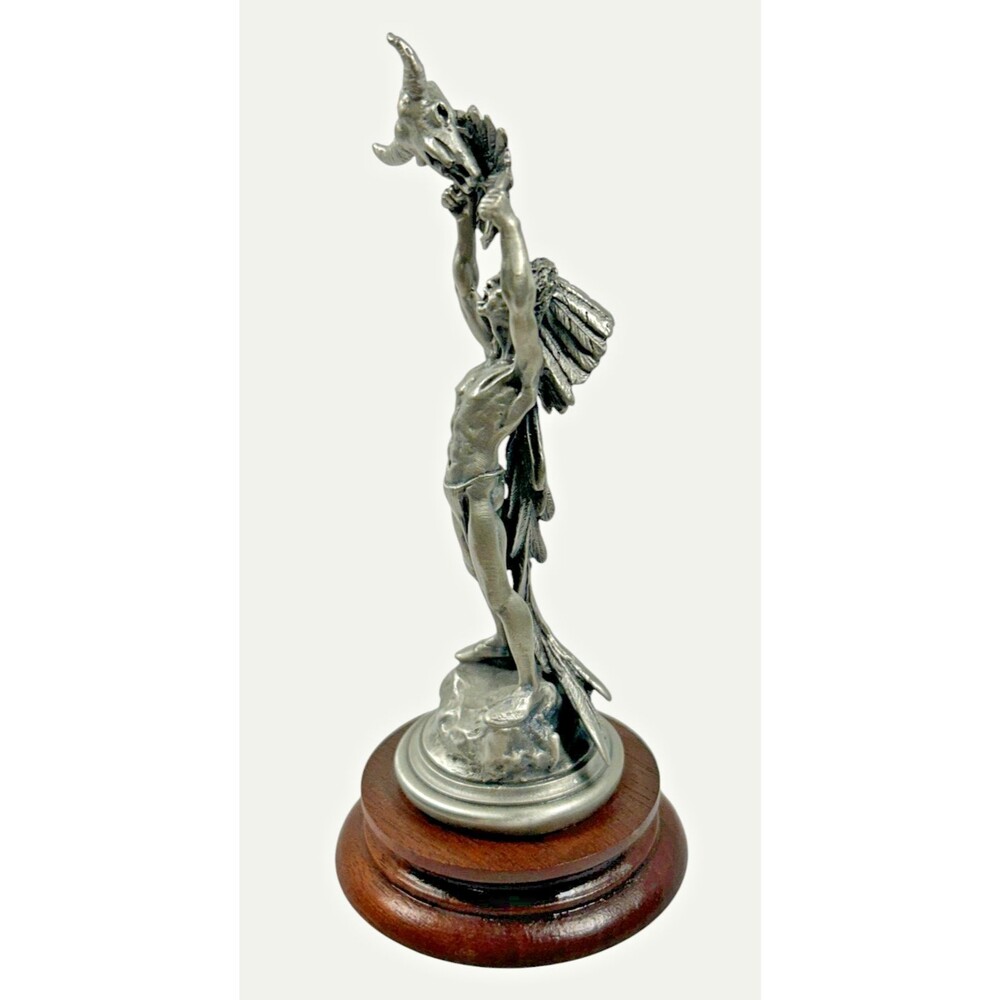 Chilmark Fine Pewter Buffalo Prayer D Pollandβ 1981 Figurine Limited Edition